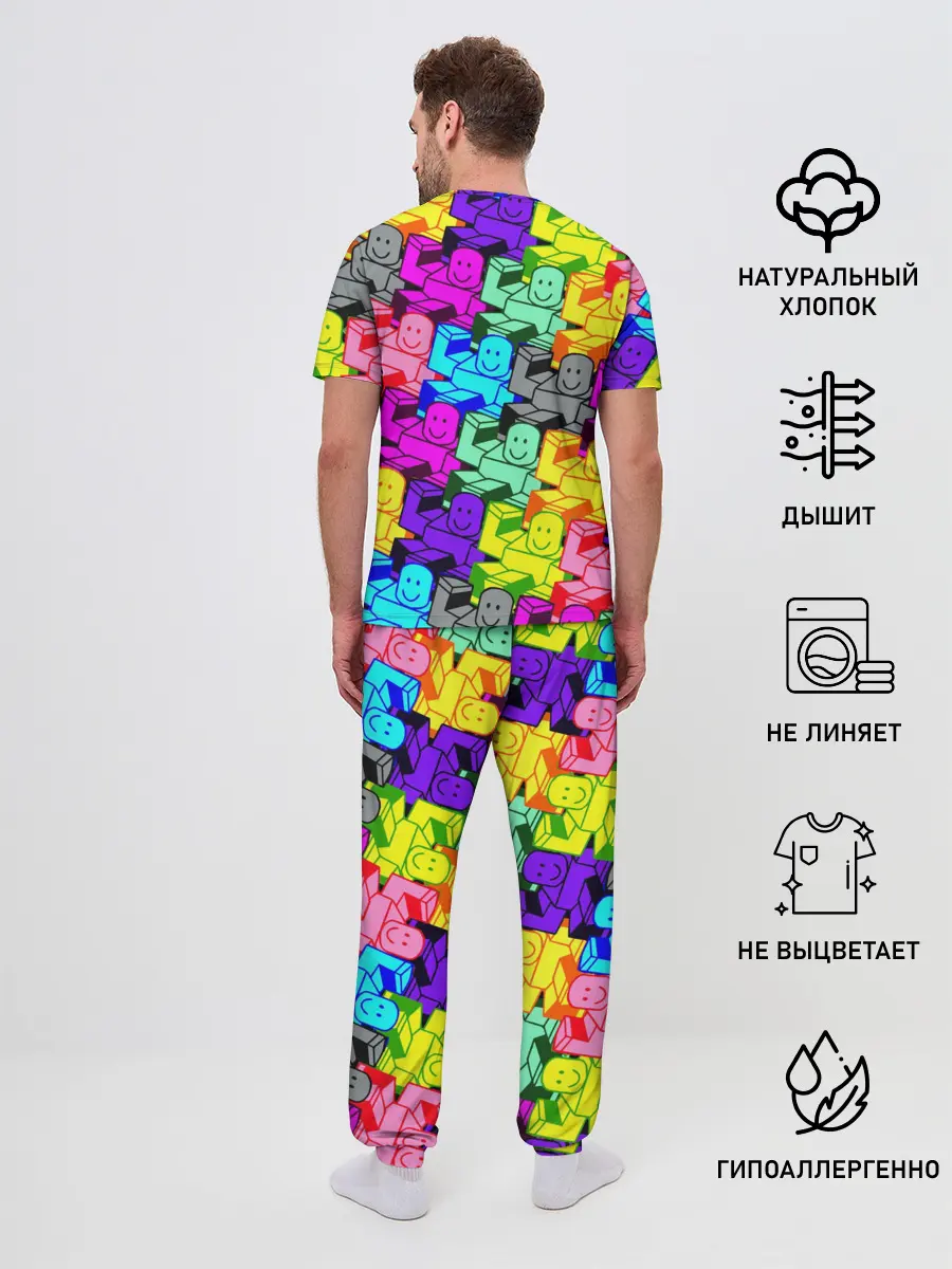 Мужская пижама с брюками / ROBLOX