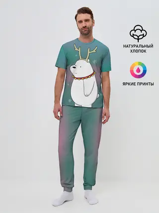 Мужская пижама с брюками / Icebear