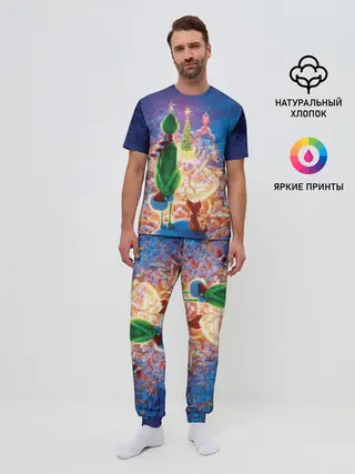 Мужская пижама с брюками / Гринч похититель Рождества