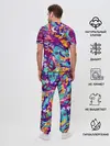 Мужская пижама с брюками / Яркие краски