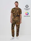 Мужская пижама с брюками / Леопард