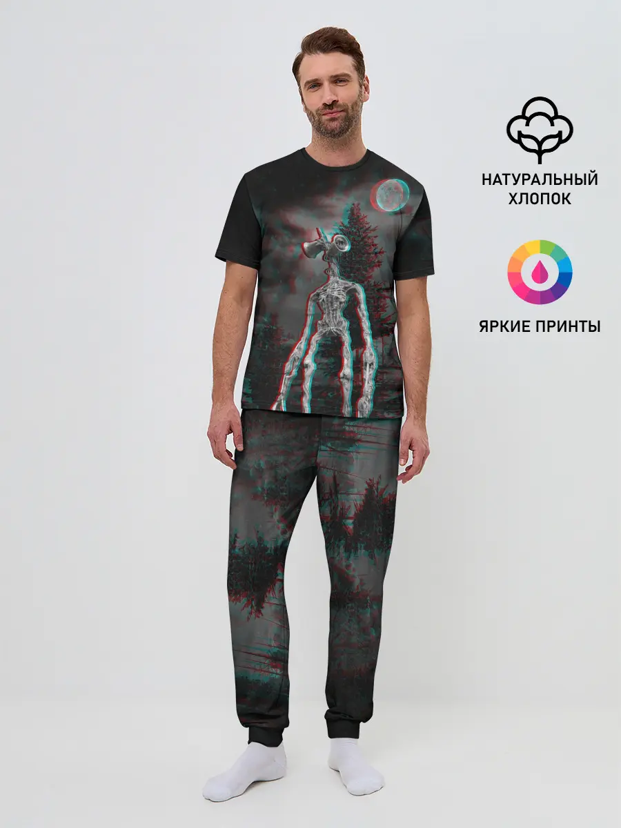 Мужская пижама с брюками / Siren Head Horror