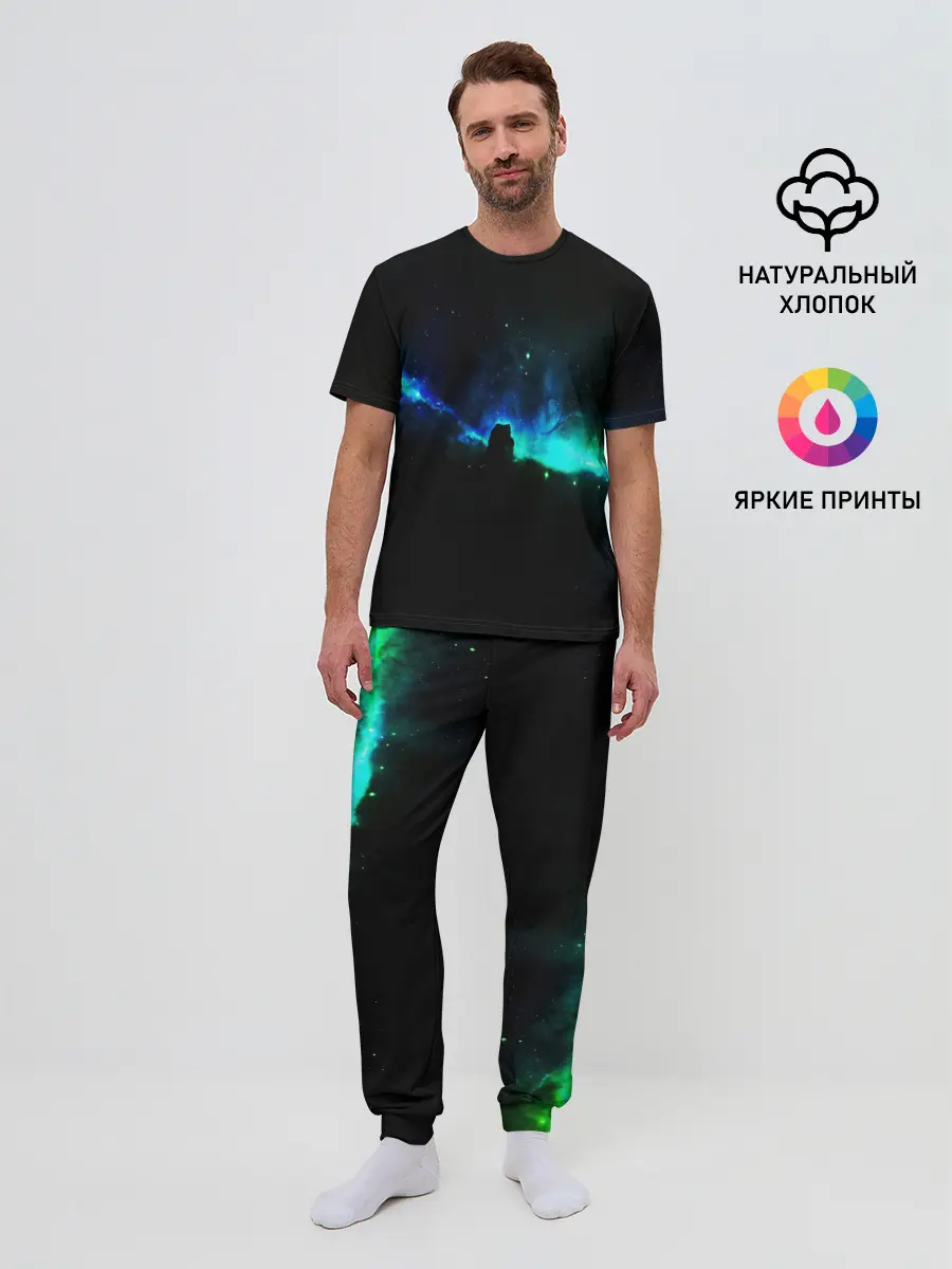 Мужская пижама с брюками / DEEP SPACE