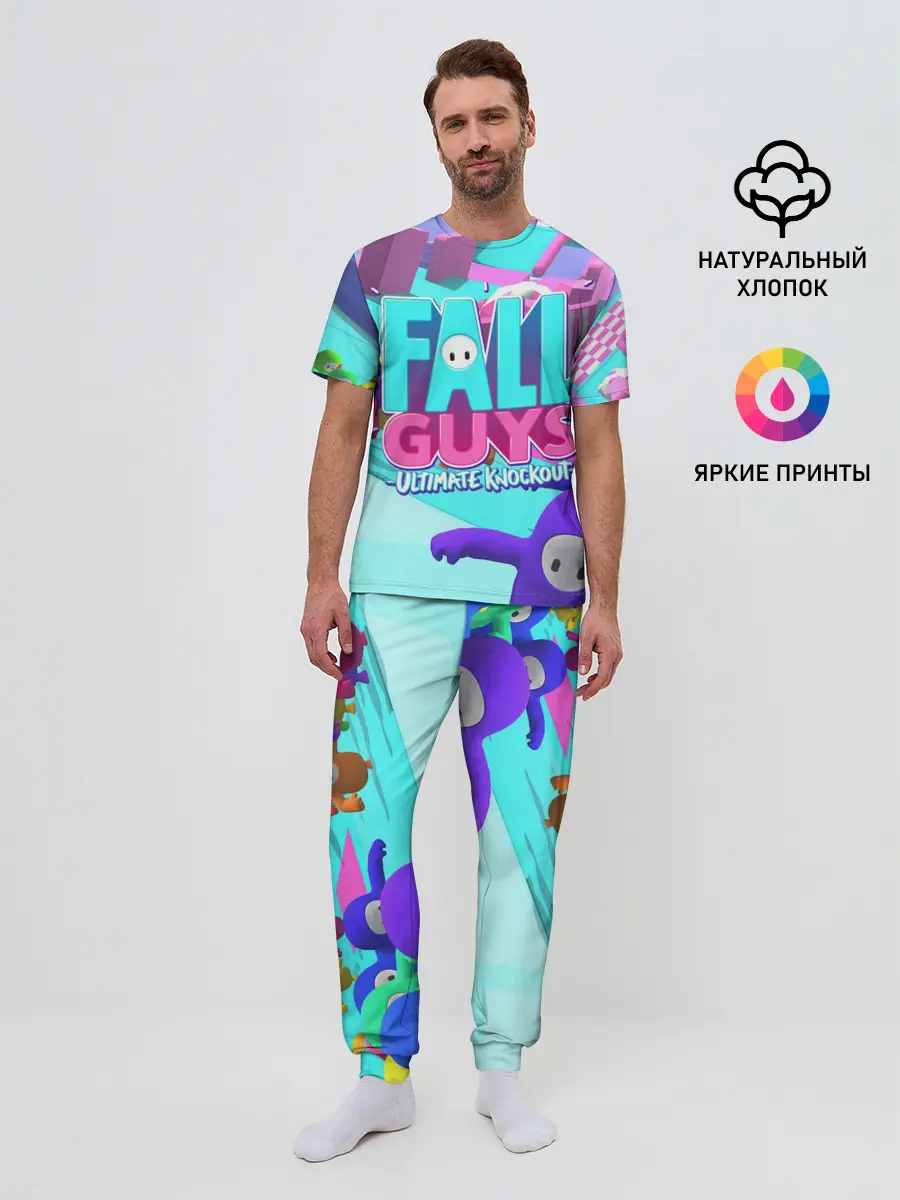 Мужская пижама с брюками / Fall Guys