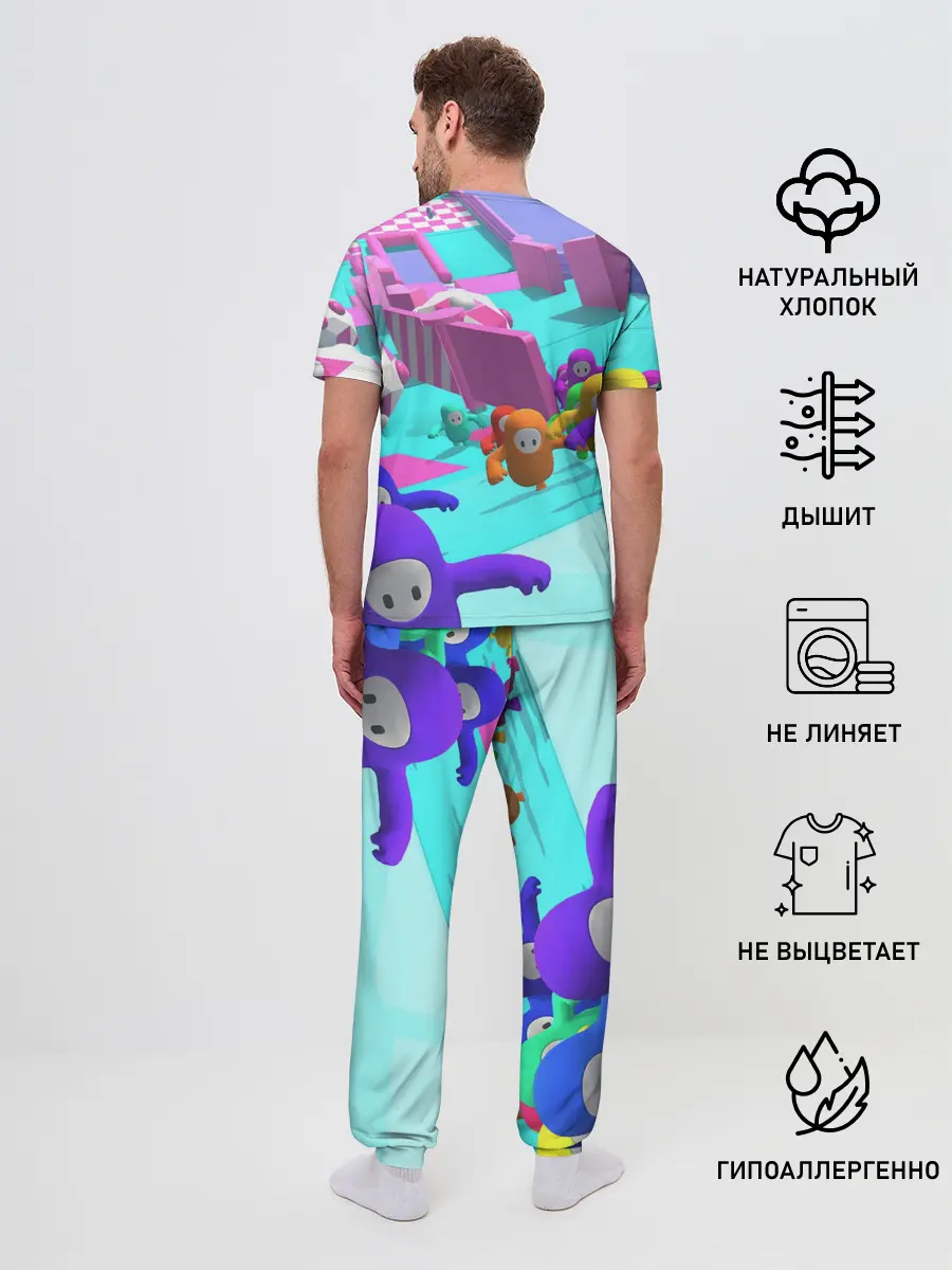 Мужская пижама с брюками / Fall Guys