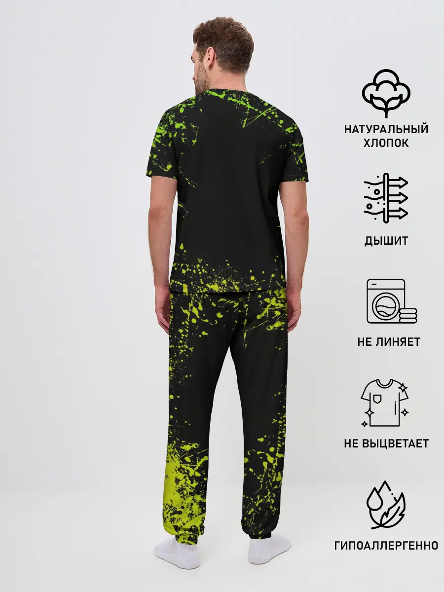 Мужская пижама с брюками / Minecraft / Майнкрафт