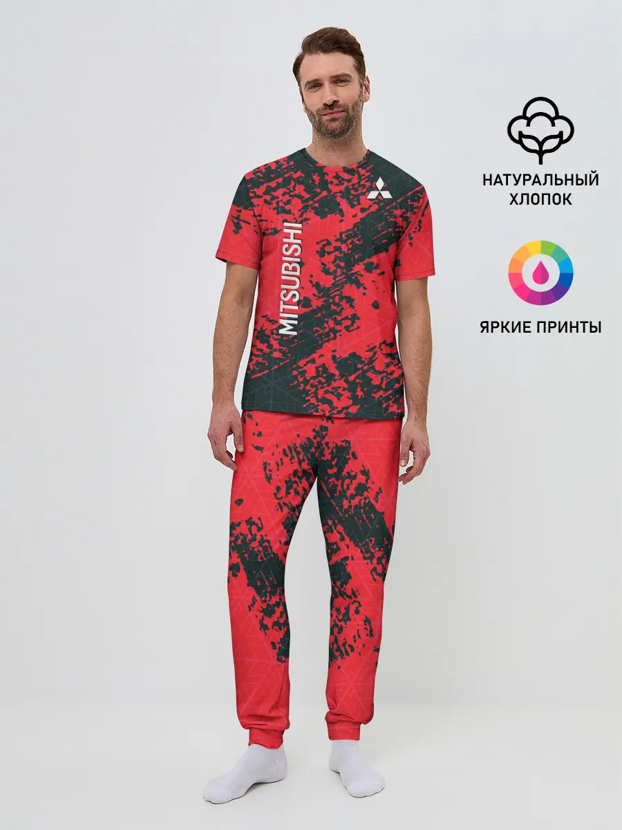 Мужская пижама с брюками / Mitsubishi