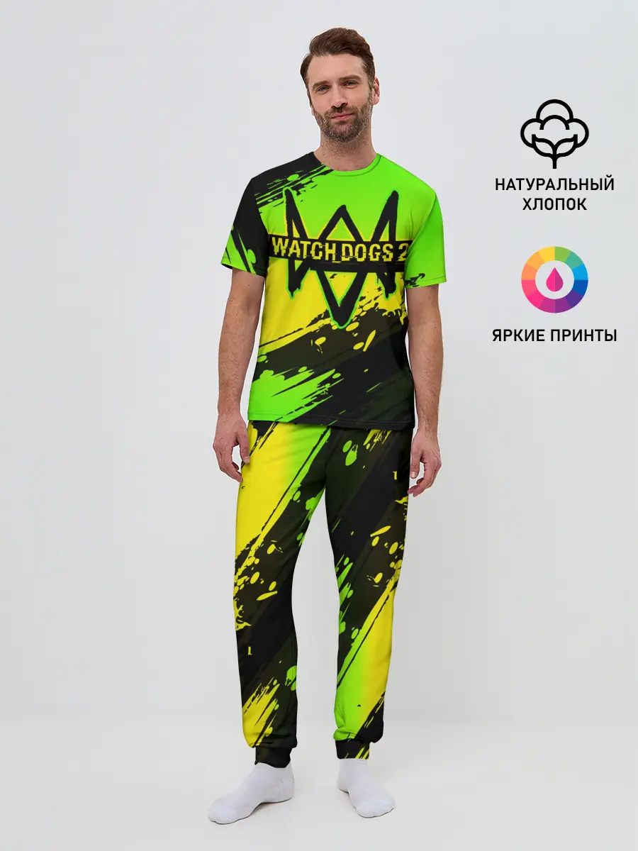 Мужская пижама с брюками / WATCH DOGS