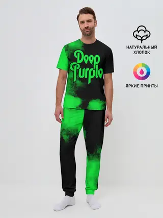 Мужская пижама с брюками / Deep Purple