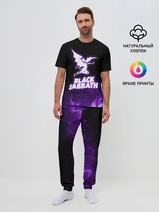 Мужская пижама с брюками / Black Sabbath NEON