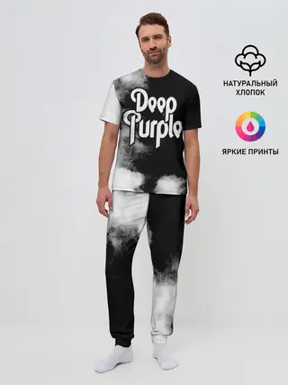 Мужская пижама с брюками / Deep Purple