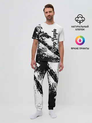 Мужская пижама с брюками / Deep Purple