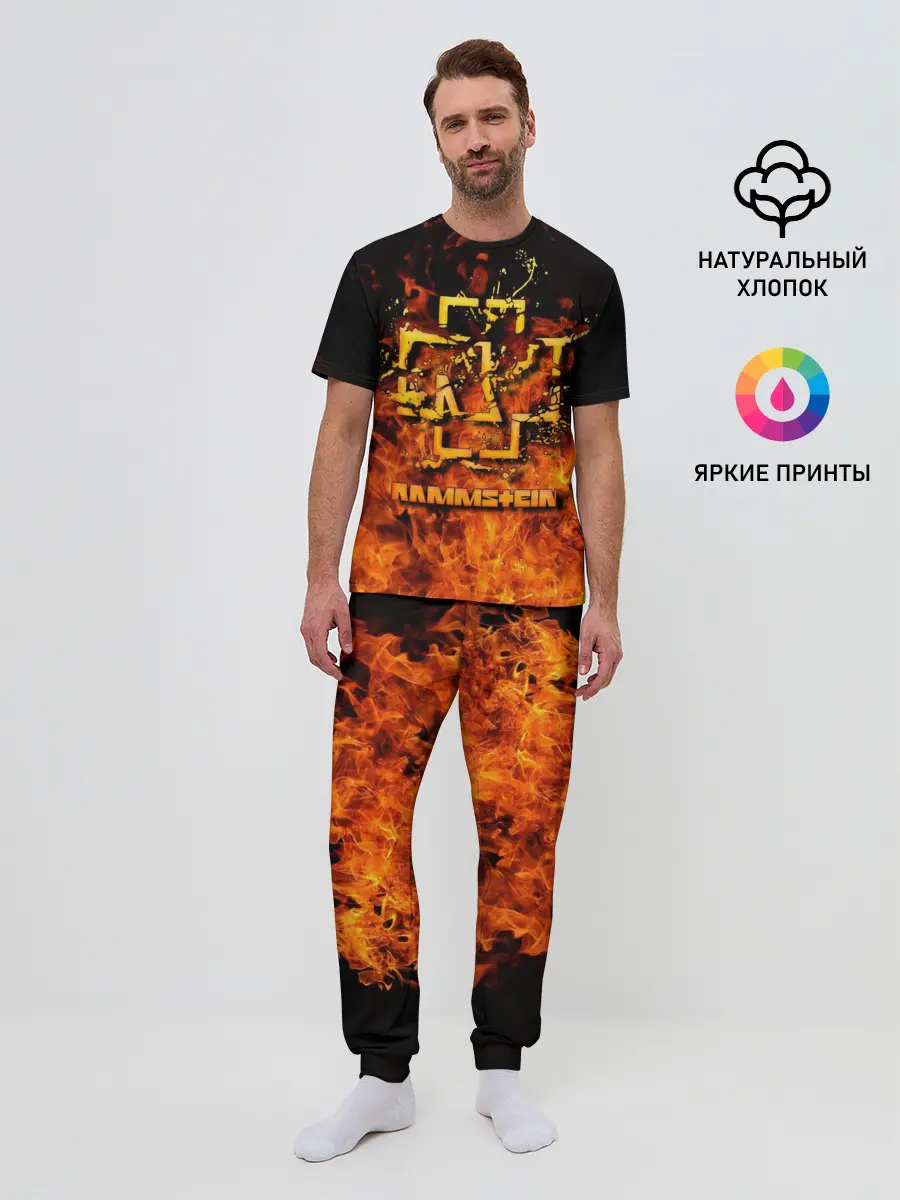 Мужская пижама с брюками / RAMMSTEIN