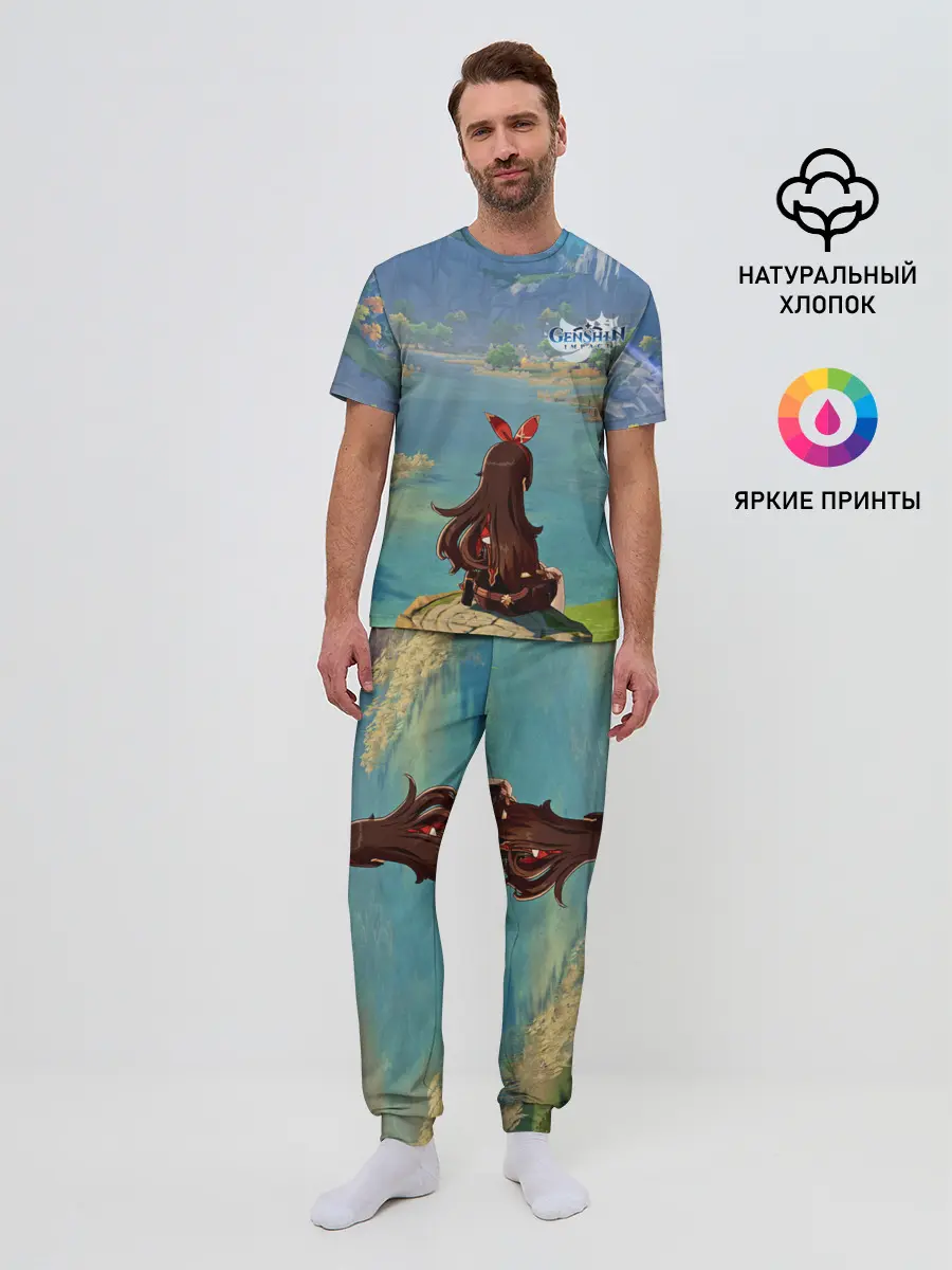 Мужская пижама с брюками / Genshin Impact