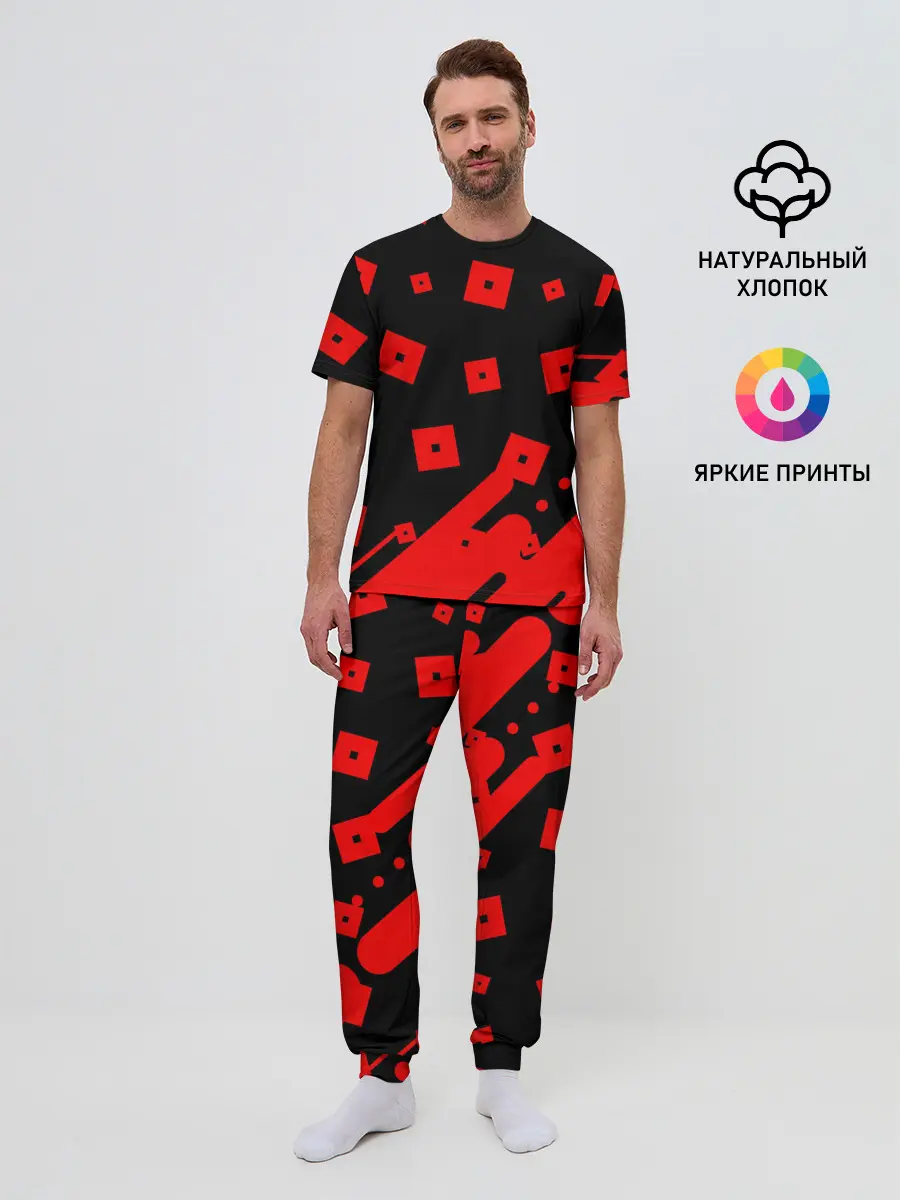 Мужская пижама с брюками / ROBLOX / РОБЛОКС