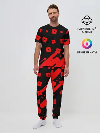 Мужская пижама с брюками / ROBLOX / РОБЛОКС