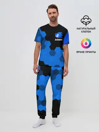 Мужская пижама с брюками / СОНИК / SONIC