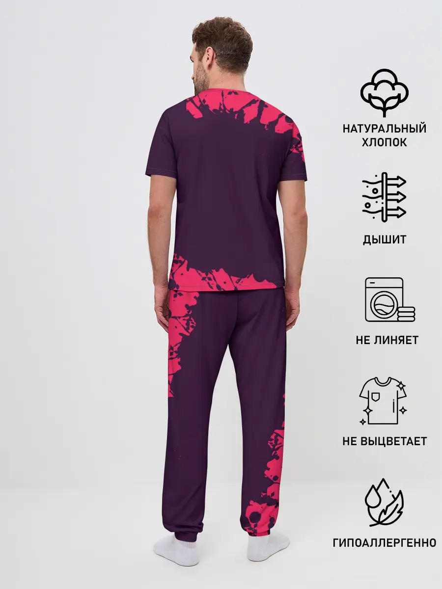 Мужская пижама с брюками / MITSUBISHI / МИТСУБИСИ