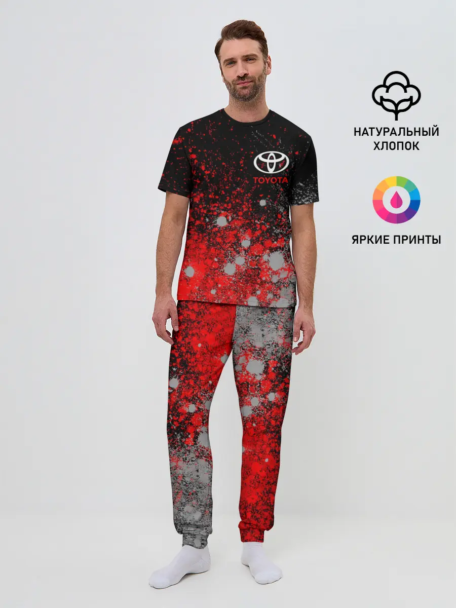 Мужская пижама с брюками / TOYOTA / ТОЙОТА