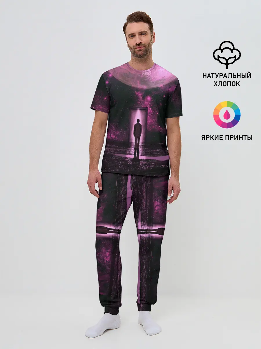 Мужская пижама с брюками / Teleport