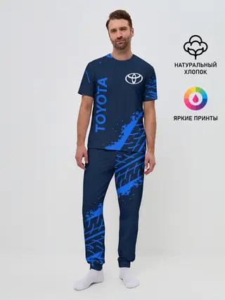 Мужская пижама с брюками / TOYOTA / ТОЙОТА