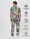Мужская пижама с брюками / Череп в цветах