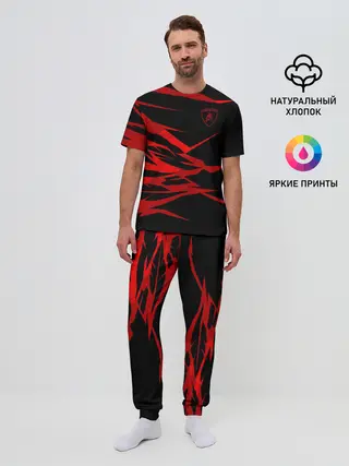 Мужская пижама с брюками / Lamborghini