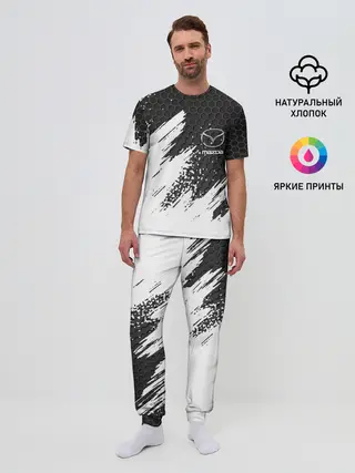 Мужская пижама с брюками / MAZDA