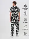 Мужская пижама с брюками / Tattoo | BlackWhite