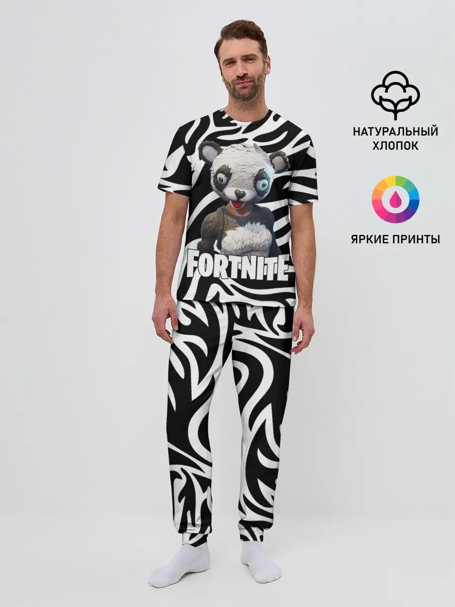 Мужская пижама с брюками / Fortnite | Panda