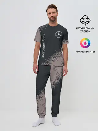 Мужская пижама с брюками / MERCEDES / МЕРСЕДЕС
