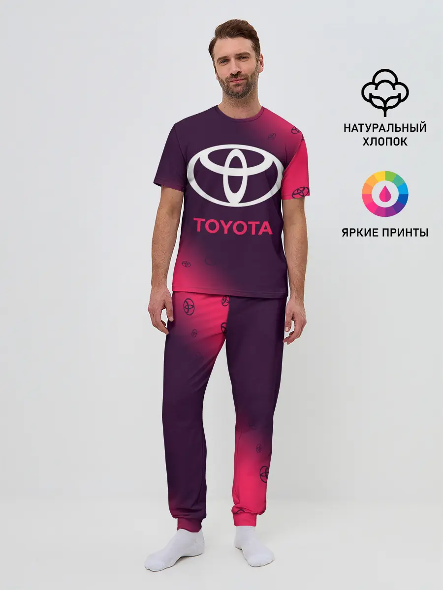 Мужская пижама с брюками / TOYOTA / ТОЙОТА