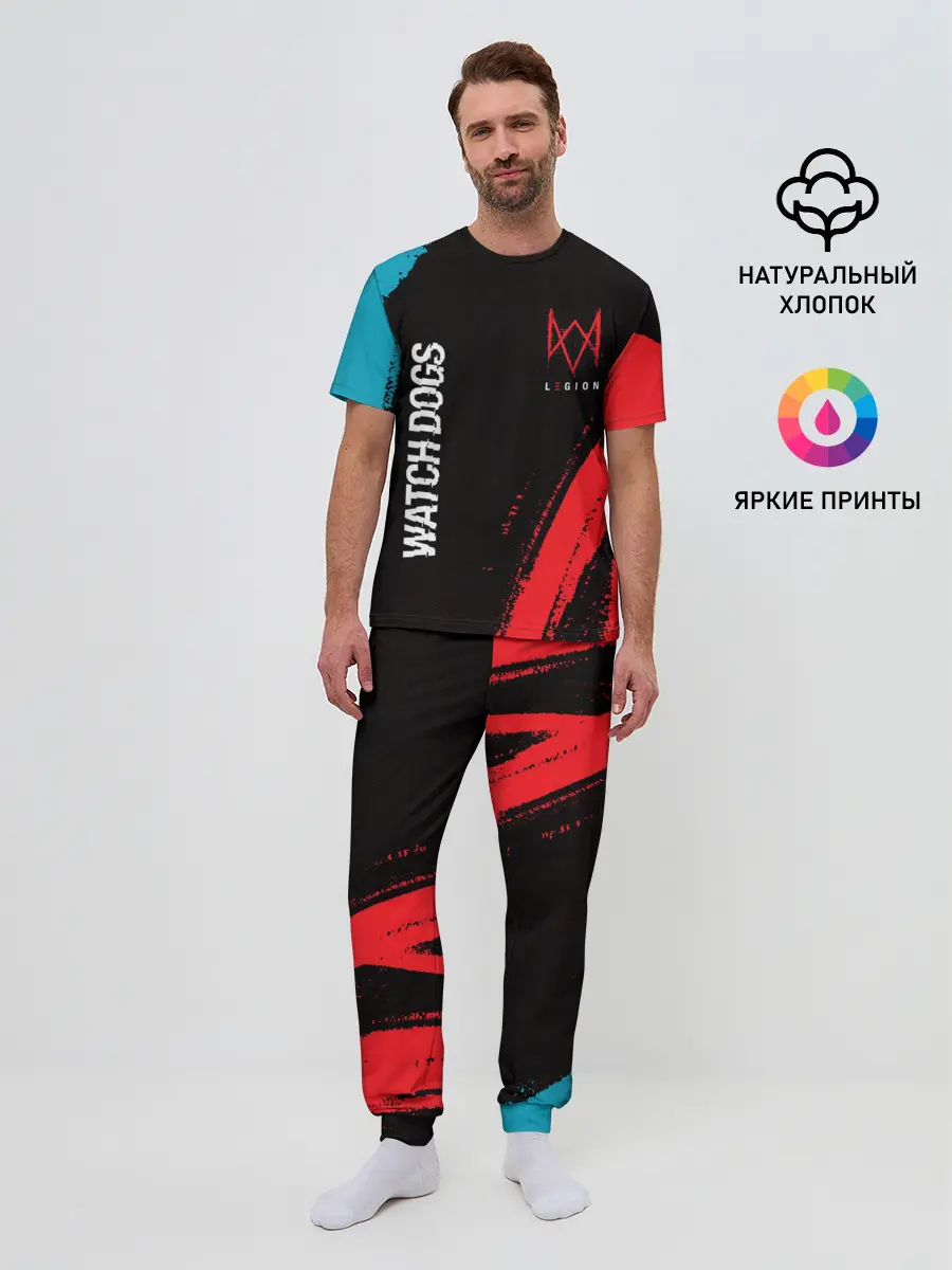 Мужская пижама с брюками / WATCH DOGS LEGION / ВОТЧ ДОГС