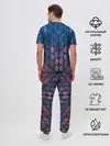Мужская пижама с брюками / Геометрический принт
