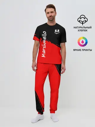 Мужская пижама с брюками / Marshmello