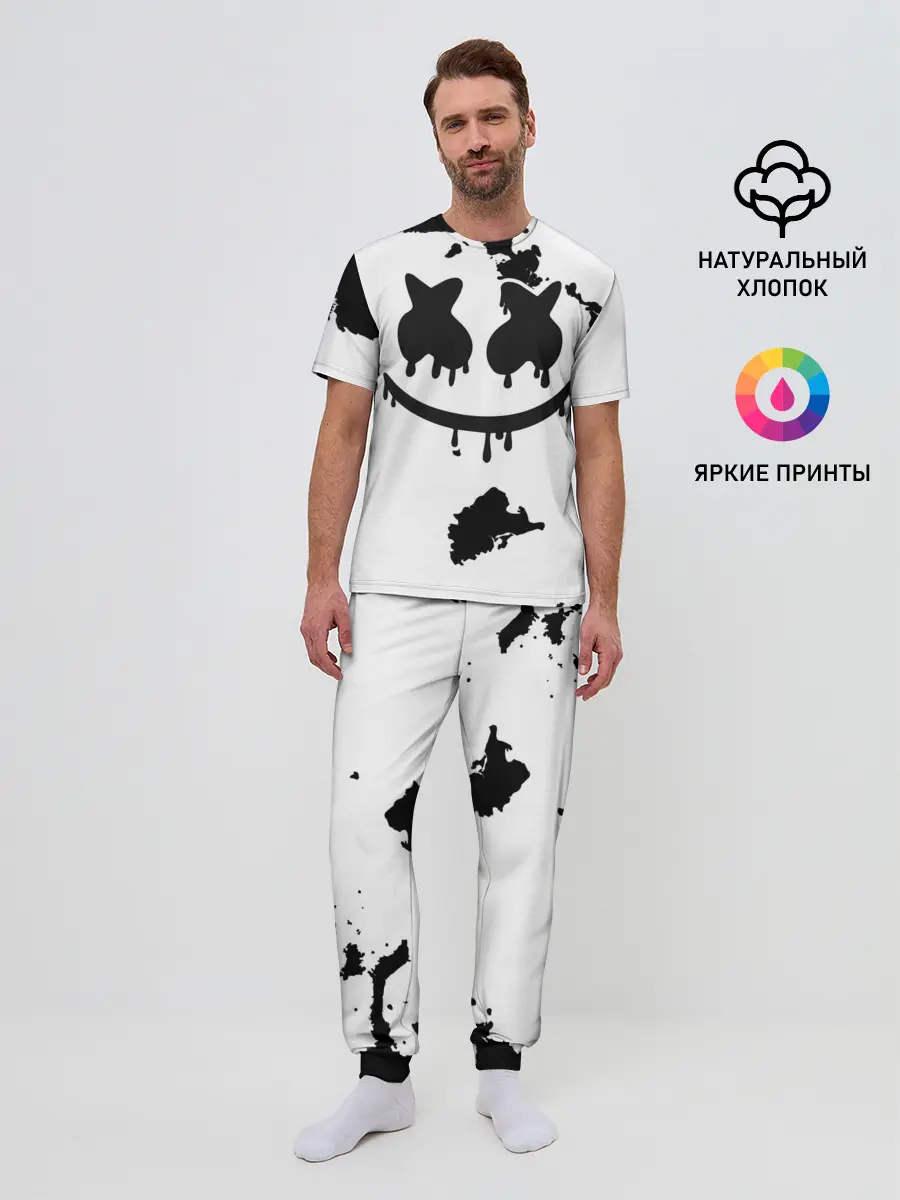 Мужская пижама с брюками / Marshmello