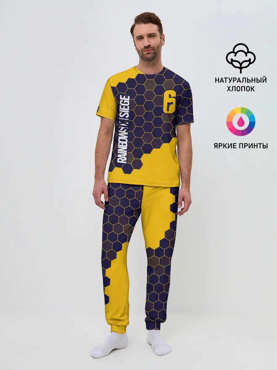 Мужская пижама с брюками / RAINBOW SIX SIEGE / РАДУГА 6