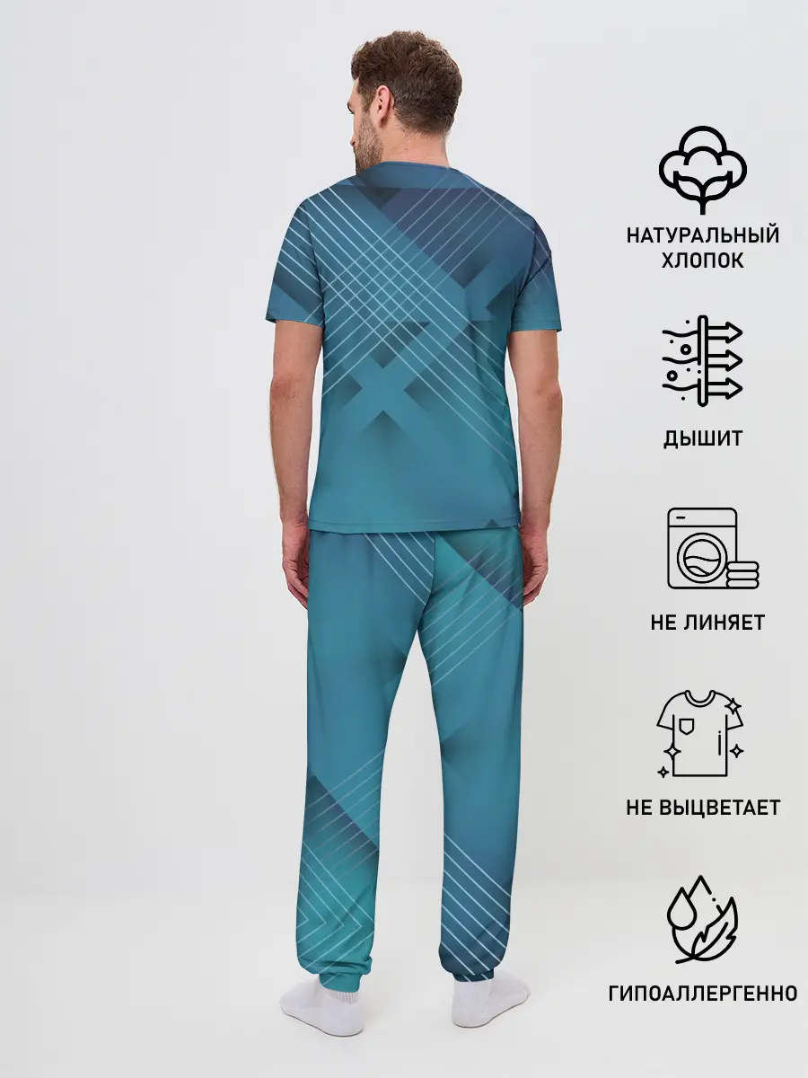 Мужская пижама с брюками / Dodge