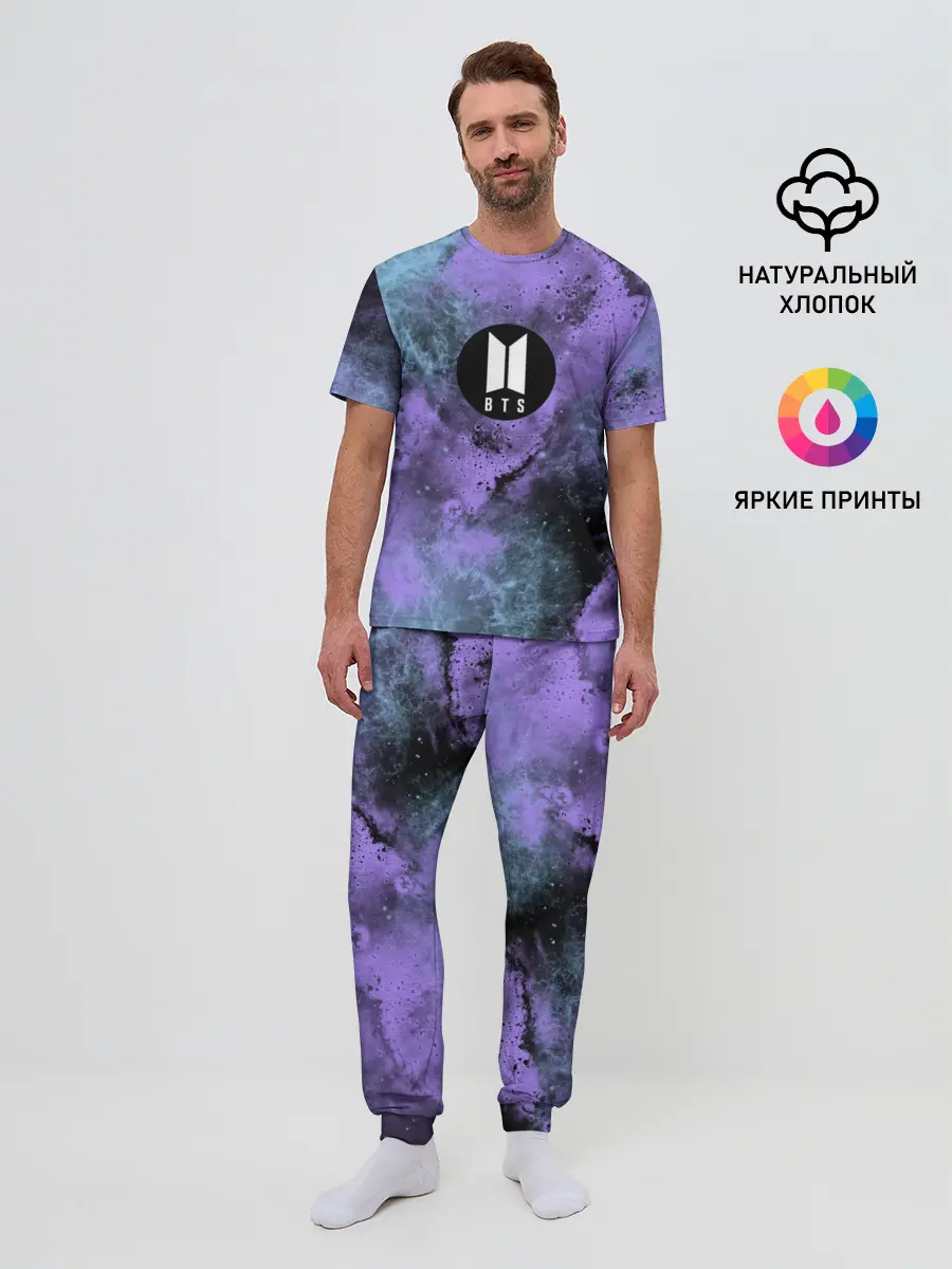 Мужская пижама с брюками / BTS