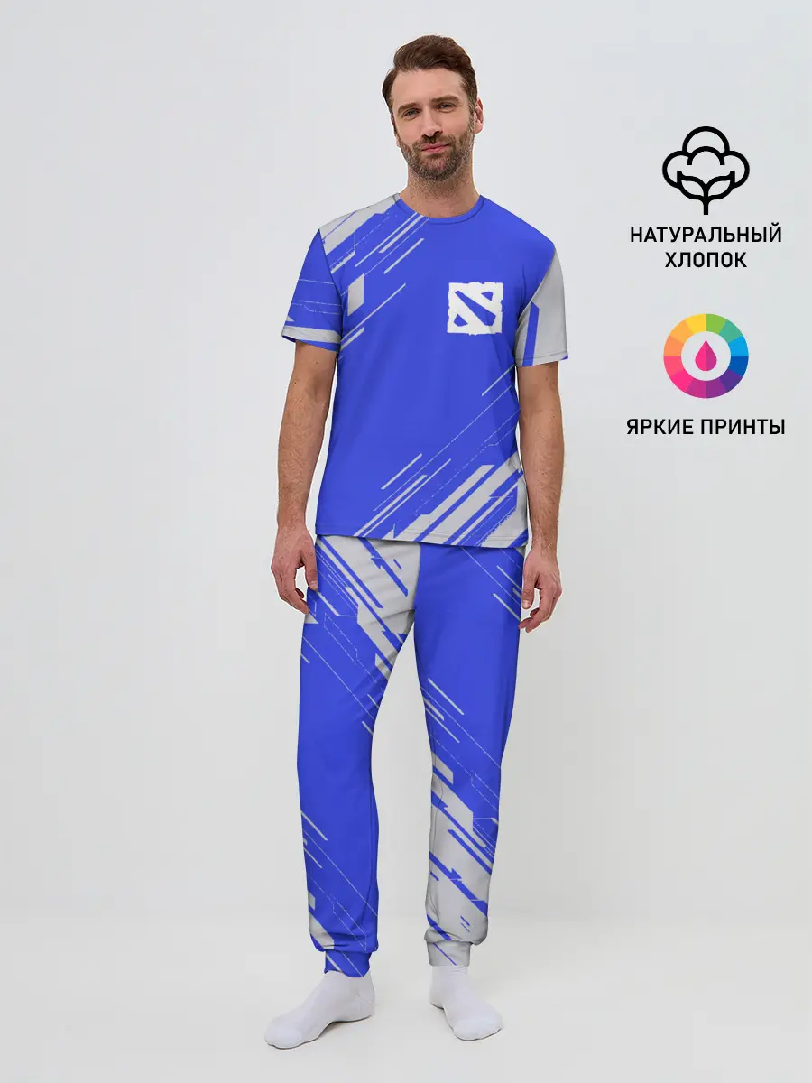 Мужская пижама с брюками / bluestyle