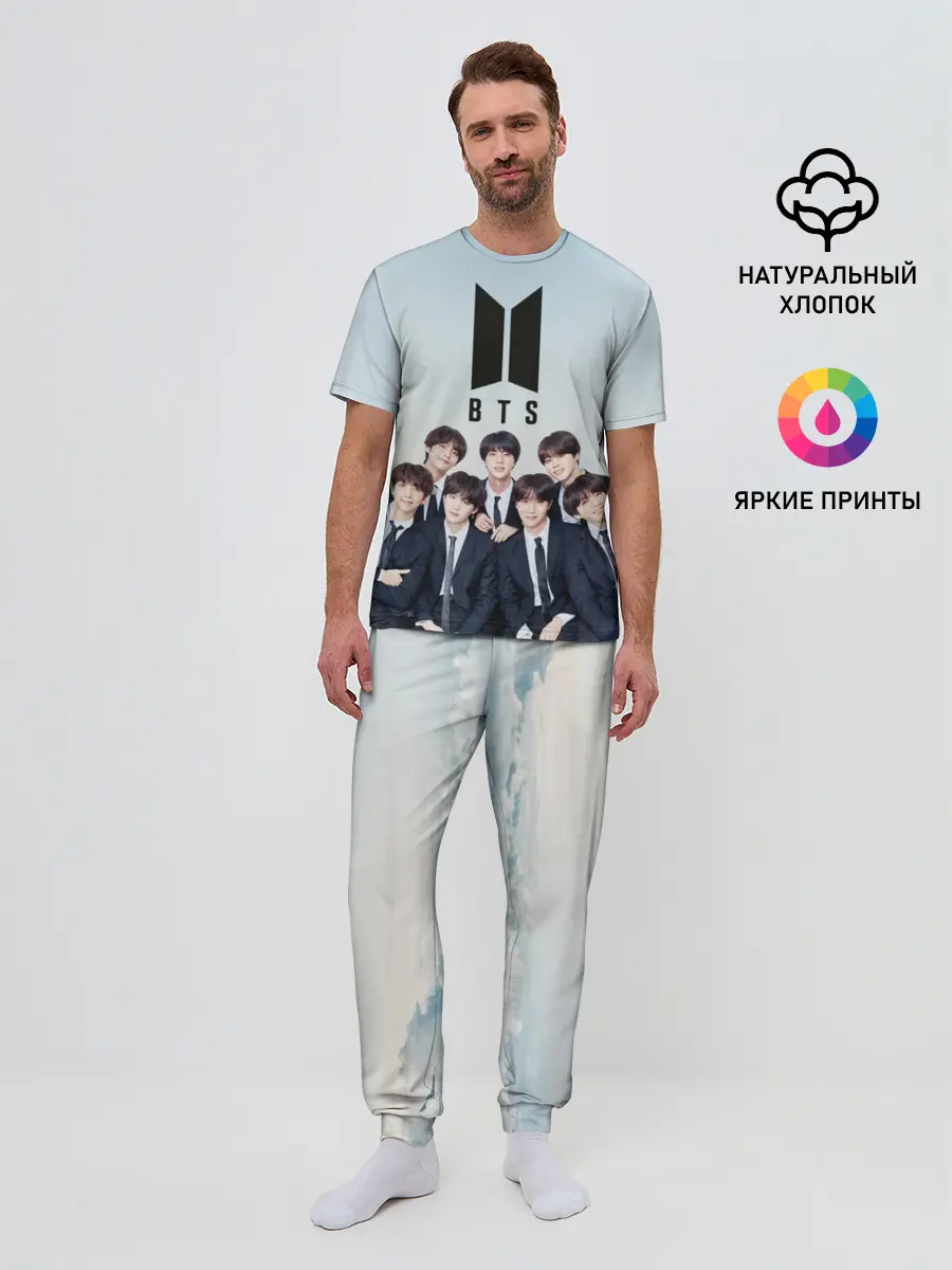 Мужская пижама с брюками / BTS