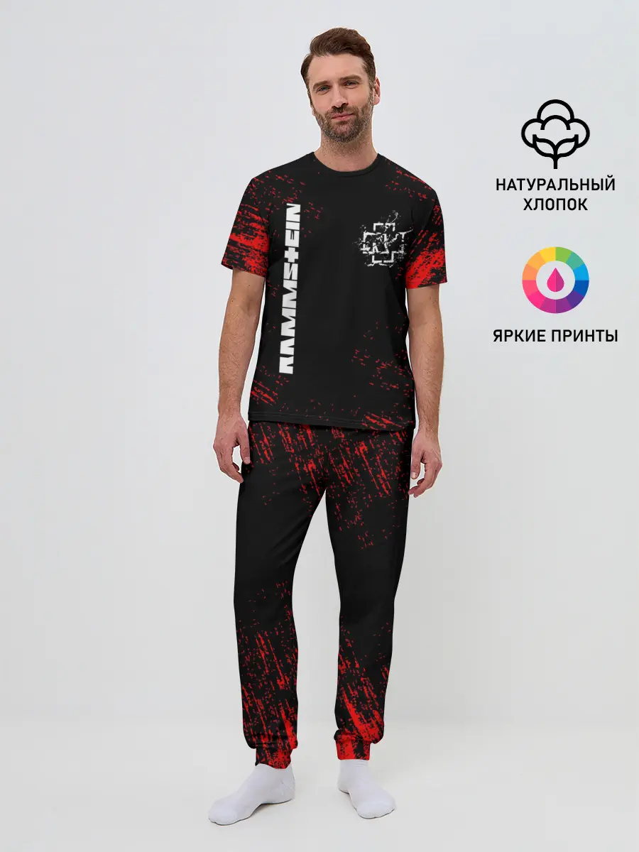 Мужская пижама с брюками / RAMMSTEIN
