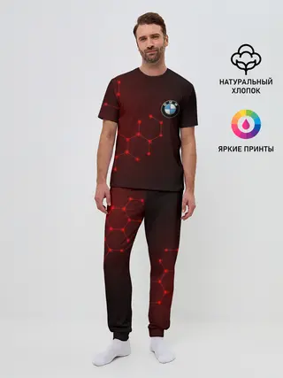 Мужская пижама с брюками / BMW