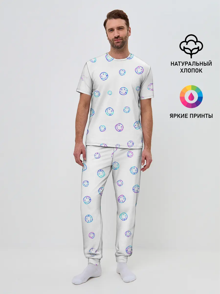 Мужская пижама с брюками / NIRVANA / НИРВАНА