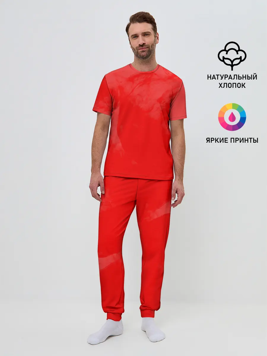 Мужская пижама с брюками / RED SMOKE