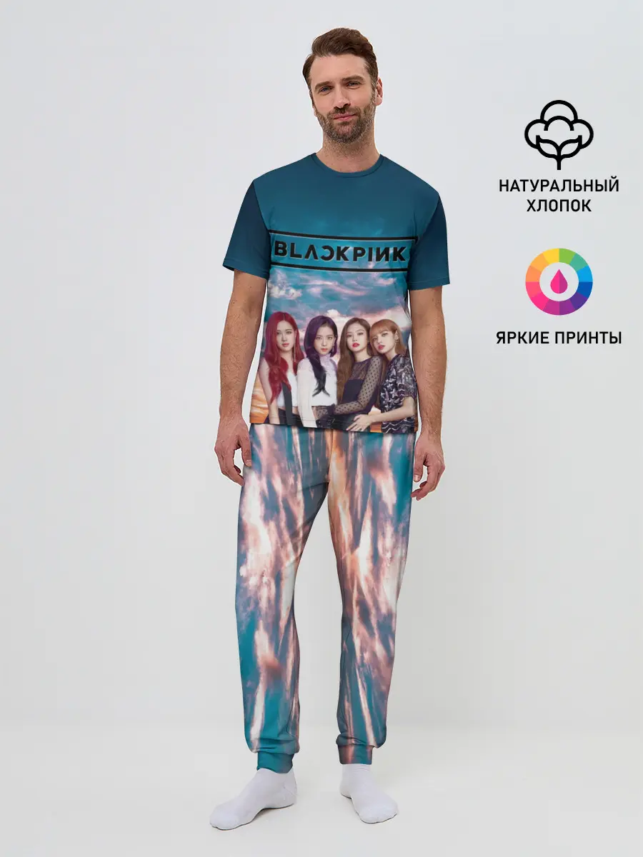 Мужская пижама с брюками / BlackPink