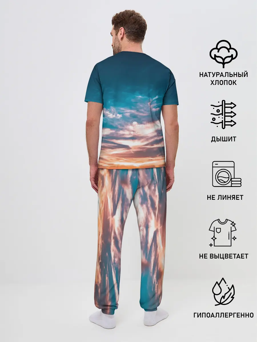 Мужская пижама с брюками / BlackPink