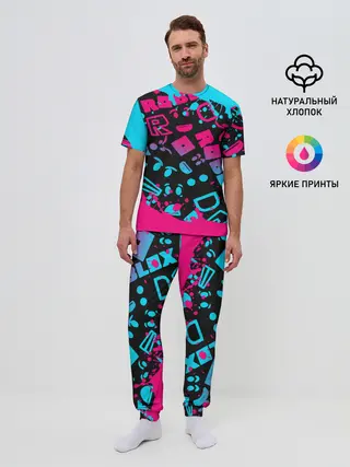 Мужская пижама с брюками / Roblox