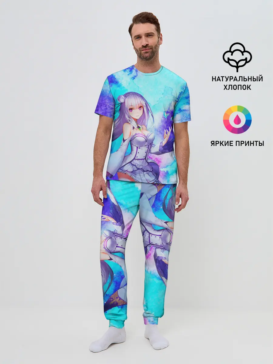 Мужская пижама с брюками / Re:Zero