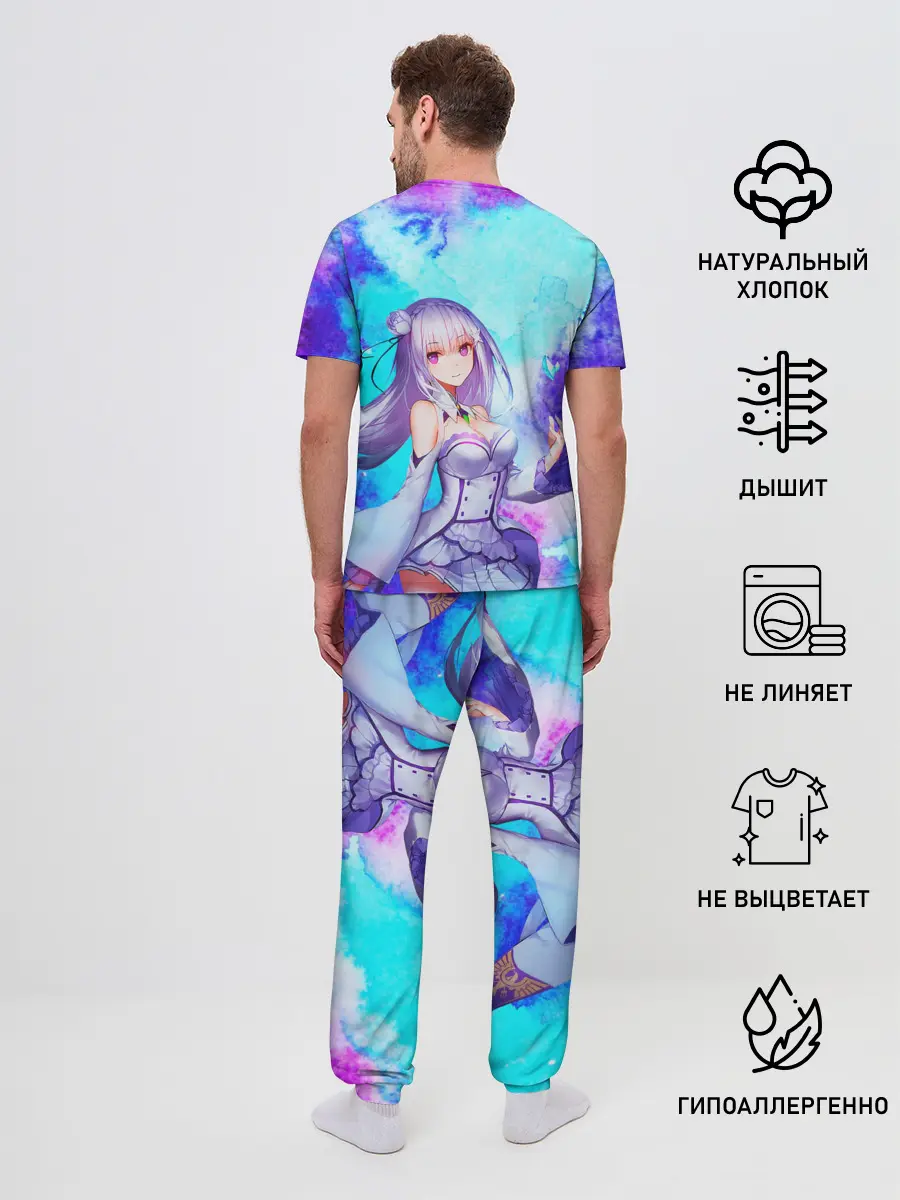 Мужская пижама с брюками / Re:Zero